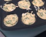 Tojásos-spenótos-kecskesajtos zabmuffin recept fázis 6 fotója