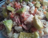 Foto del paso 11 de la receta: Ensalada rusa a mi manera... 🥙🥗🥚🍳🧀🥓🥕🥑🥗🥙