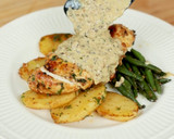 Foto langkah ke 9 dari resep Grilled Chicken with Mushroom Sauce Devina Hermawan.
