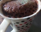 A picture of step 4 of Chocolate mug cake.