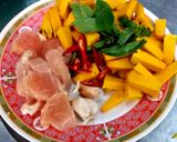 รูปขั้นตอนการทำที่ 1 ของ ฟักทองผัดไก่