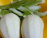 A picture of step 1 of Raw Mango Chhunda.
