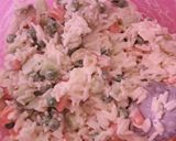 صورة لخطوة 2 من وصفة سلطة الارز 😋😋🍚🍚 او ماسيدوان