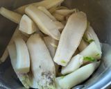 Fehérrépa püré udon tésztával recept fázis 2 fotója