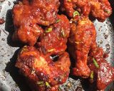 A picture of step 6 of Korean style fried chicken.
