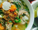 Hình bước làm 4 của món Nui sườn