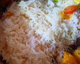 A picture of step 4 of Soybean Pulao.