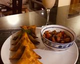 A picture of step 5 of Beef Samosas.