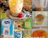 Foto langkah ke 6 dari resep Es Jelly Susu Mangga Jeruk.