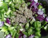 A picture of step 1 of Veg pizza.