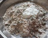 A picture of step 3 of Mixed flour n mix leafy green vegetables thepla.