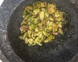 A picture of step 2 of Mince Pie Roulade With Cranberries & Pistachios.