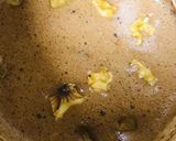 A picture of step 2 of 3 ingredients keto walnut mug cake.