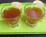 A picture of step 3 of Bengali Lebu Cha or Lemon Tea.