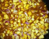 A picture of step 3 of Onion Mango Chutney.