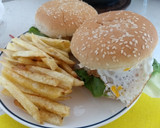 Foto del paso 15 de la receta: Sánguche/Sándwich de pollo al limón con papas fritas