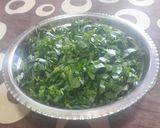 हिरव्या माठाची भाजी (hirvya mataha chi bhaji recipe in marathi) रेसिपी स्टेप 1 फोटो 