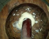 A picture of step 2 of Nsala soup and akpu 😋😋.