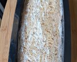 A picture of step 4 of Two-Salmon Loaf with Fresh Herb and Cucumber Sauce.