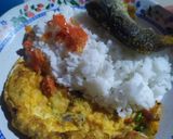 Foto langkah ke 4 dari resep Telor Dadar Bumbu Tumis.