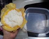 Foto langkah ke 7 dari resep Nasi selimut + sup jagung macaroni (bekal ceria ^^).