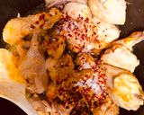 A picture of step 3 of Chicken karhai.