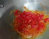 A picture of step 3 of Capsicum with potato.
