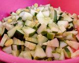 A picture of step 1 of Mint cucumber lemonade.