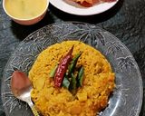 A picture of step 7 of Three Chillies Khichdi.