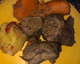 Foto del paso 7 de la receta: Tapa De Nalga a La Olla,con Papas Y Batatas