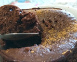 Foto del paso 5 de la receta: "Mug cake" (torta en taza) de chocolate con ❤ de dulce de leche