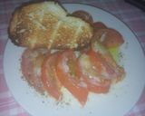 Foto del paso 6 de la receta Ensalada de tomate y queso de cabra fundido