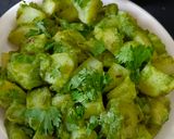 फलाहारी हरियाली आलू सिर्फ 15 मिनट में (व्रत के आलू) रेसिपी चरण 5 फोटो