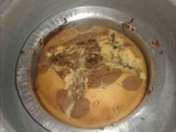 Chocolate cake (improvised oven)