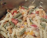 A picture of step 3 of Italian Pasta Salad.