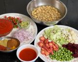 A picture of step 1 of High Protein Pav Bhaji { Winter Special }.