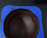 A picture of step 3 of Pinata chocolate cake.
