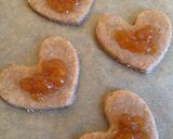 A picture of step 6 of Apricot Filled Lebkuchun Hearts.