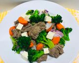 Foto del paso 3 de la receta: Salteado de carne con brócoli, zanahoria, tofu!!
