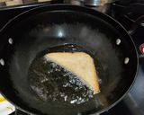 A picture of step 3 of Kesariya Shahi tukda.