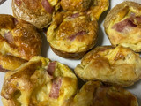 Muffin de jamón y queso