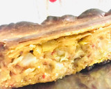 Foto del paso 9 de la receta: EMPANADA DE 🍗 POLLO, VEGETALES 🧅🫑🌶 Y SALSA BLANCA 😋🙌🏼🤩🥰🧅🍗🫑👏🤗