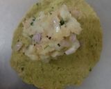 A picture of step 7 of Palak Aloo Paratha.