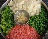 A picture of step 1 of Alu veg tikki & rolls & pudina chutney.