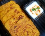 A picture of step 9 of Alphonso Mango paratha Recipe.