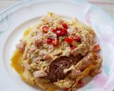 รูปขั้นตอนการทำที่ 3 ของ ข้าวไข่เจียวแหนม