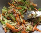 A picture of step 2 of Vegetable Chowmein.