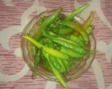 A picture of step 1 of Green Chicken Karahi.