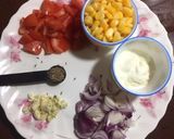 A picture of step 1 of Corn Palak Curry.