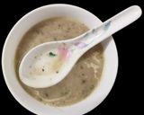 A picture of step 6 of Cream of Mushroom (soup with fresh cream & spring onion).